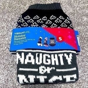 💚NWT Vibrant Life Holiday dog sweater size small